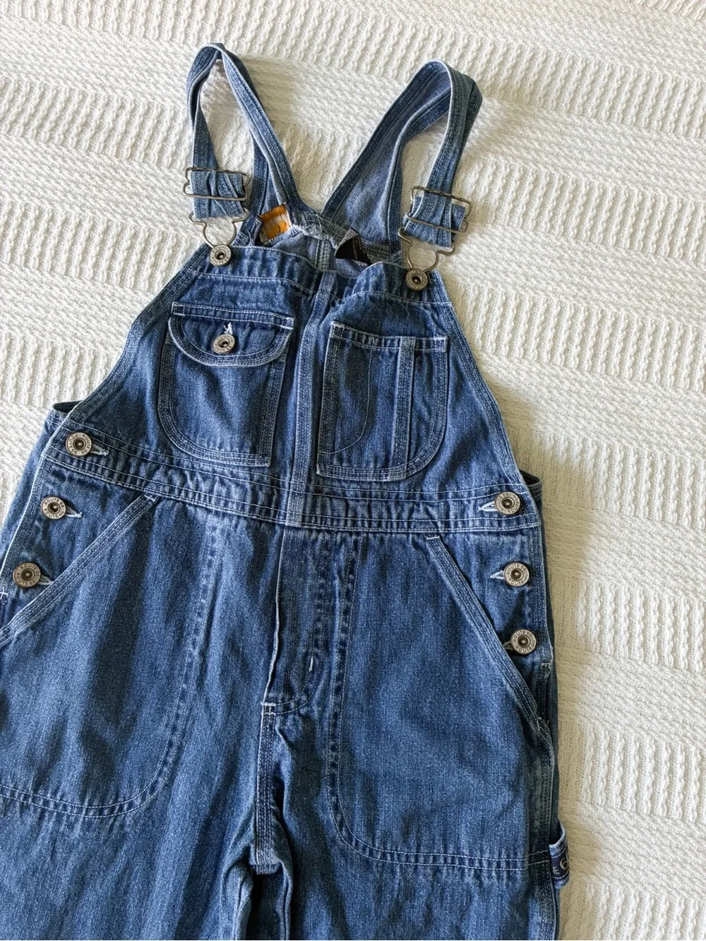 Route 66 Kids Denim Overalls in Blue